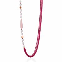 Collana Lelune Donna LELUNE GLAMOUR in Argento Giada LGNK532 - LGNK532
